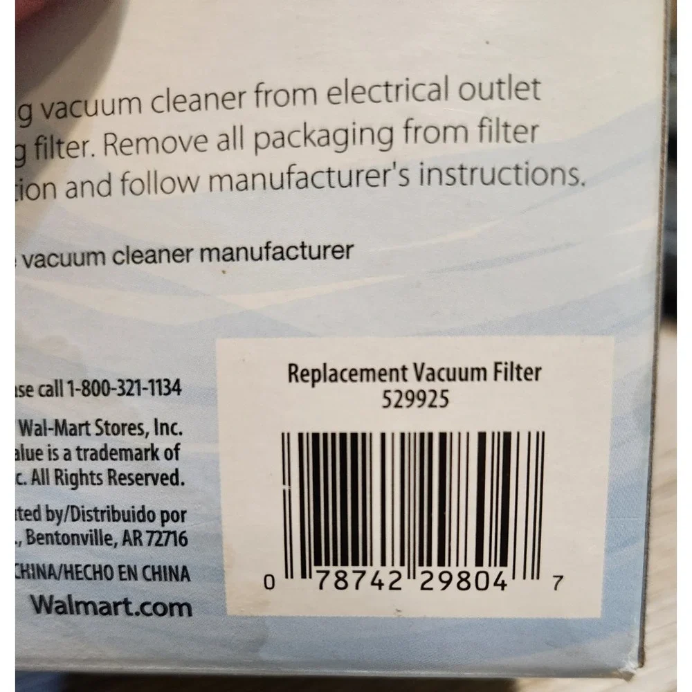 Great Value Vacuum Filter 529925 For Dirt Devil Endura F112 New